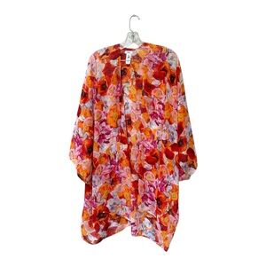 Flowy Kimono Cardigan One Size Lightweight NWOT